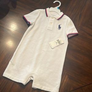 Brand New with Tags! Baby boy 24 Mos Polo onesie!